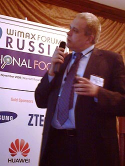 Генеральный директор FreshTel Ukraine Евгений Лисицин рассказывает о коммерческом запуске сети мобильного WiMax в Киеве